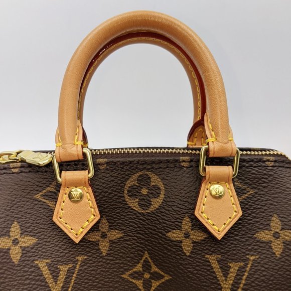 SOLD Louis Vuitton Monogram Speedy Nano Crossbody - Picture 5 of 8